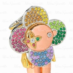 Colorful Crystal Keychain Bag Charm